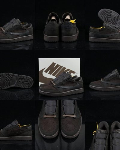 Travis Scott x Air Jordan 1 Retro Low OG SP ‘Velvet Brown’ — DM7866-202 · GX Batch