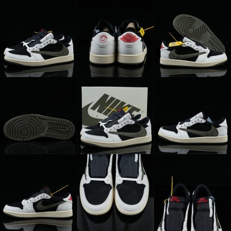 Jordan × Travis Scott Air Jordan 1 Low 5.0 Medium Olive — DZ4137-106 · GX Batch