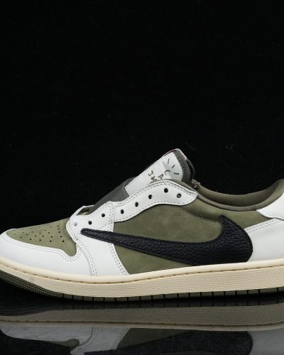 Jordan × Travis Scott Air Jordan 1 Low OG 8.0 Medium Olive — DM7866-200 · GX Batch